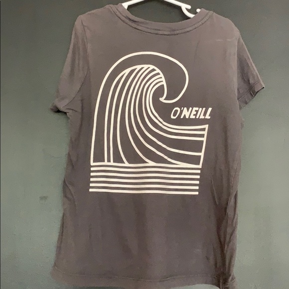 Girls grey wave O’Neill t- shirt - Picture 2 of 2